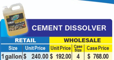 Cleansol Cement Dissolver